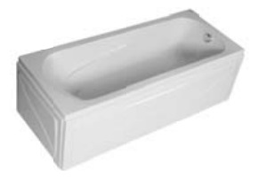 بانيو ايديال ستاندرد GA924+GA135+GA136 170*70 فاخر نيو فلوريدا بالجانب مستطيل + جانب صغير برجمون ف1 1 